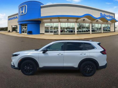 Platinum White Pearl 2025 Honda CR-V Hybrid Sport