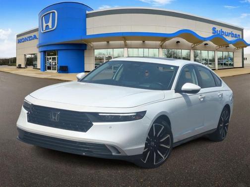 Platinum White Pearl 2023 Honda Accord Hybrid Touring