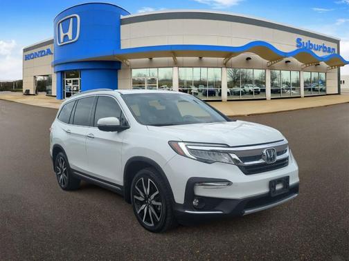 Platinum White Pearl 2021 Honda Pilot Touring 8-Passenger