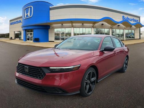 Radiant Red Metallic 2026 Honda Accord Hybrid Sport