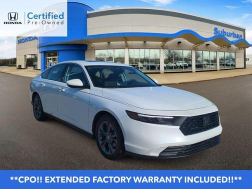 Platinum White Pearl 2024 Honda Accord EX
