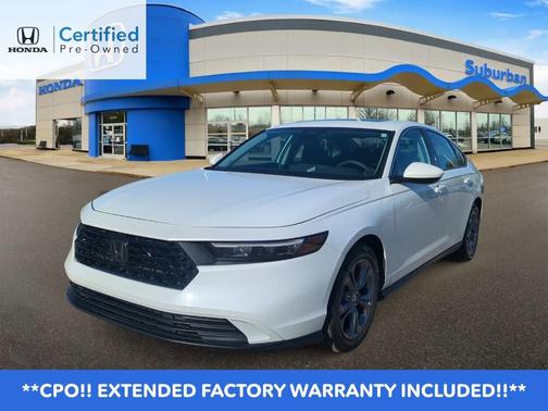 Platinum White Pearl 2024 Honda Accord EX