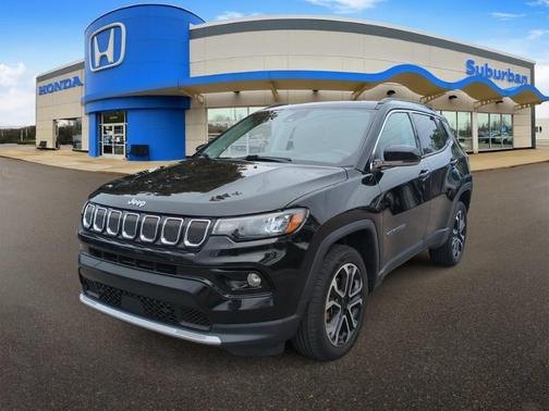 Diamond Black 2022 Jeep Compass Limited