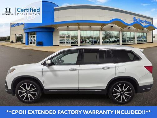 Platinum White Pearl 2021 Honda Pilot Touring 8-Passenger