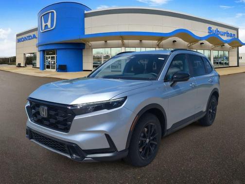 Solar Silver Metallic 2026 Honda CR-V Hybrid Sport