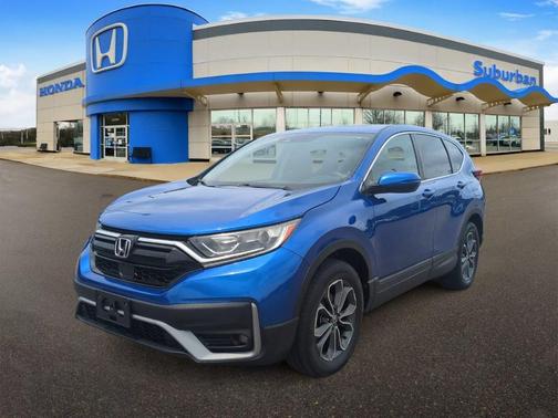 Aegean Blue Metallic 2020 Honda CR-V EX-L