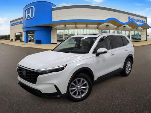 Platinum White Pearl 2023 Honda CR-V EX