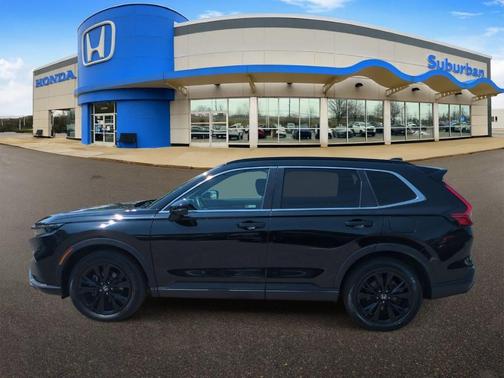Crystal Black Pearl 2025 Honda CR-V Hybrid Sport Touring