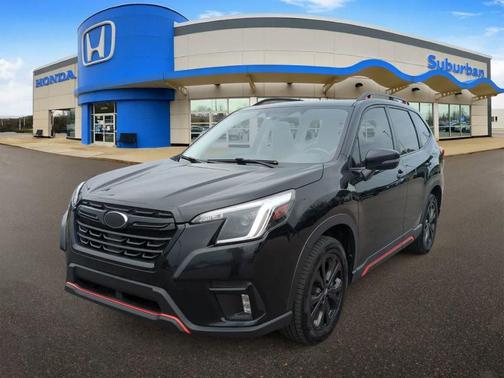 Crystal Black Silica 2023 Subaru Forester Sport