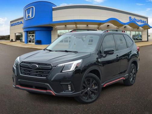 Crystal Black Silica 2023 Subaru Forester Sport