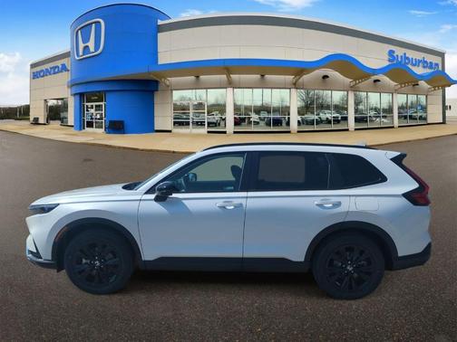 White 2026 Honda CR-V Hybrid Sport Touring