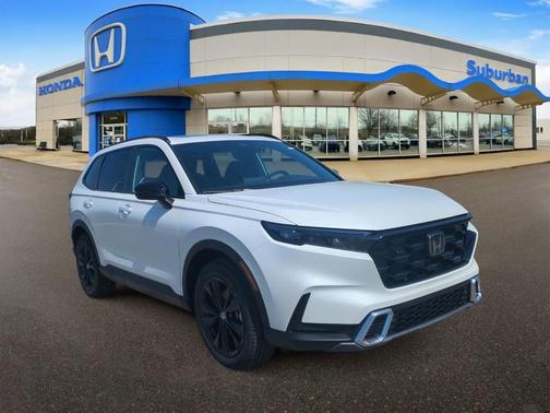 White 2026 Honda CR-V Hybrid Sport Touring