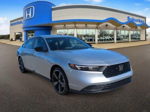Solar Silver Metallic 2026 Honda Accord Hybrid Sport