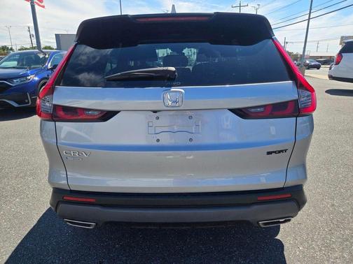 Solar Silver Metallic 2025 Honda CR-V Hybrid Sport