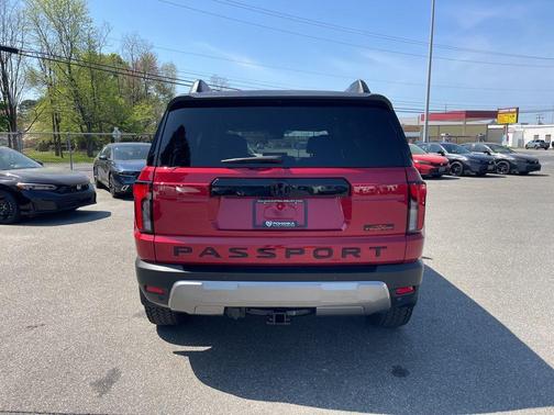 Radiant Red Metallic II 2026 Honda Passport TrailSport Blackout