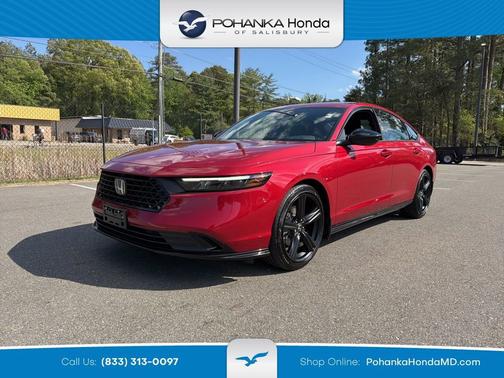 Radiant Red Metallic 2025 Honda Accord Hybrid