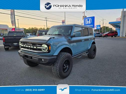 Light Blue 2021 Ford Bronco Outer Banks