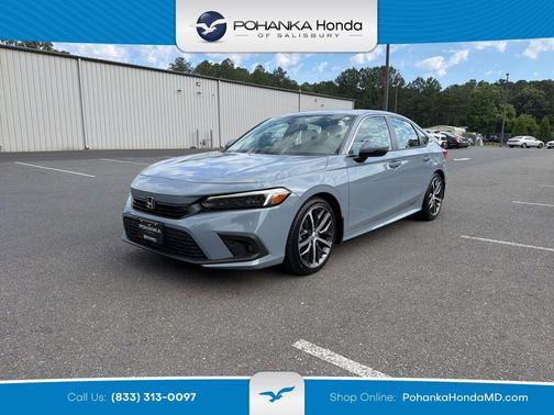 Aegean Blue Metallic 2024 Honda Civic Touring