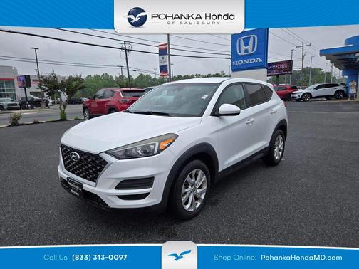 White Pearl 2019 Hyundai TUCSON SE