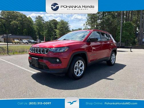 Red 2025 Jeep Compass Latitude