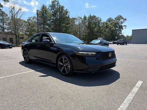 Black 2024 Honda Accord Hybrid Sport