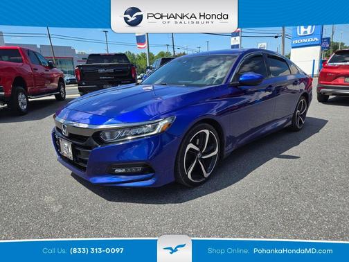Blue 2019 Honda Accord Sport