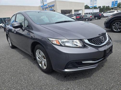 Gray 2013 Honda Civic LX