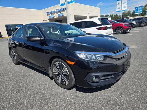 Black 2018 Honda Civic EX-L