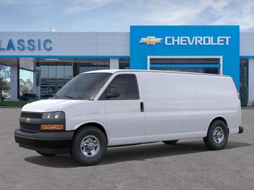 White 2026 Chevrolet Express 2500 Work Van