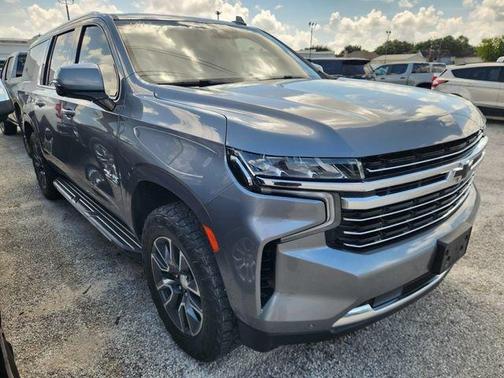 Satin Steel Metallic 2021 Chevrolet Suburban LT