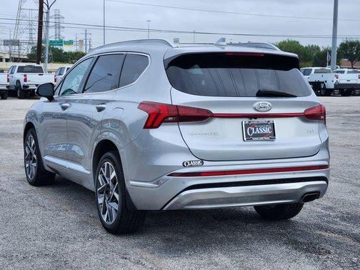 Shimmering Silver Pearl 2023 Hyundai SANTA FE Calligraphy