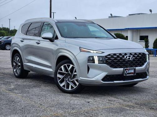 Shimmering Silver Pearl 2023 Hyundai SANTA FE Calligraphy