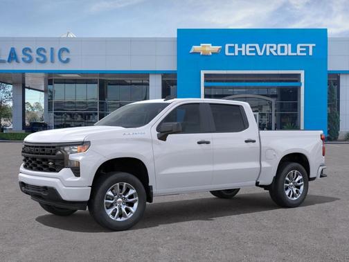 White 2026 Chevrolet Silverado 1500 Custom