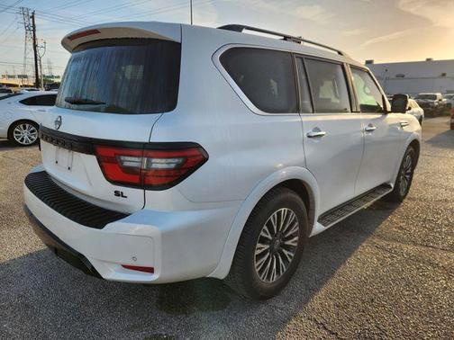 Aspen White 2024 Nissan Armada SL