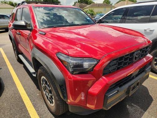 Red 2025 Toyota 4Runner Hybrid TRD