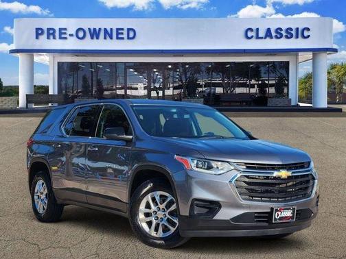 Satin Steel Metallic 2021 Chevrolet Traverse LS