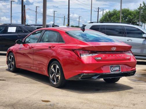 Calypso Red 2021 Hyundai ELANTRA Limited