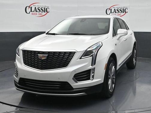Crystal White Tri-Coat 2025 Cadillac XT5 Premium Luxury