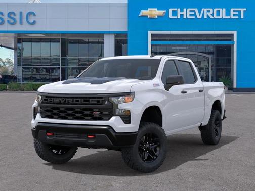 White 2026 Chevrolet Silverado 1500 Custom Trail Boss