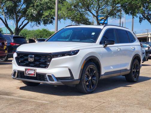 Platinum White Pearl 2024 Honda CR-V Hybrid Sport Touring