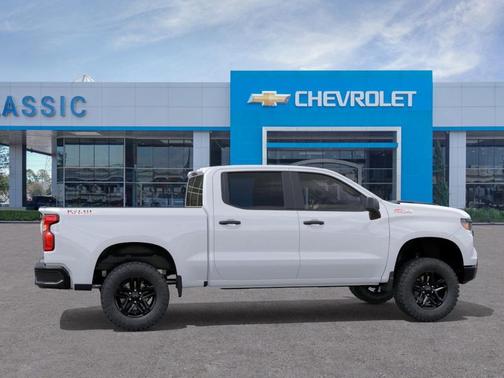 White 2026 Chevrolet Silverado 1500 Custom Trail Boss