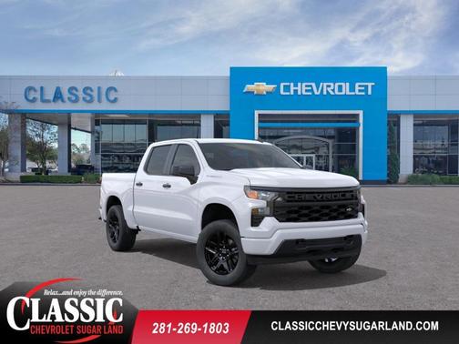 White 2026 Chevrolet Silverado 1500 Custom