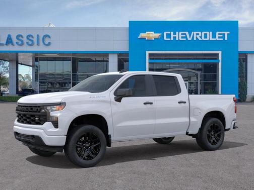 White 2026 Chevrolet Silverado 1500 Custom