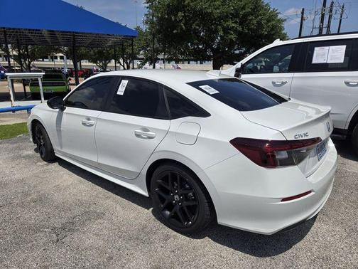 Platinum White Pearl 2025 Honda Civic Sport