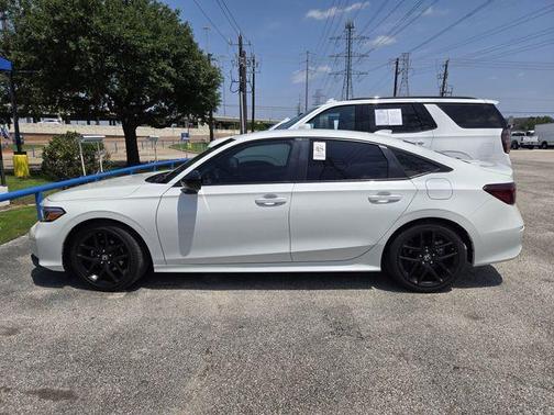 Platinum White Pearl 2025 Honda Civic Sport