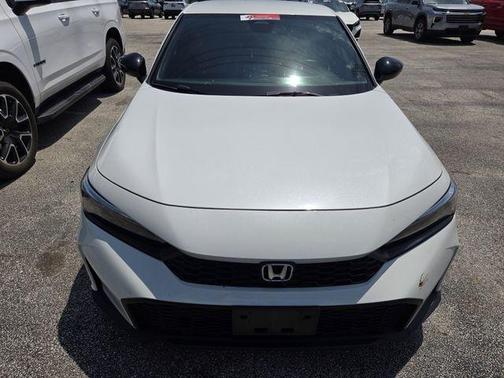 Platinum White Pearl 2025 Honda Civic Sport