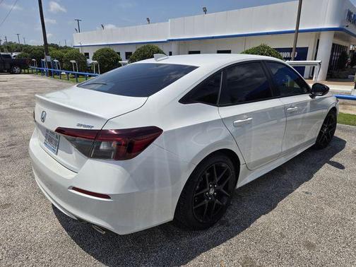 Platinum White Pearl 2025 Honda Civic Sport