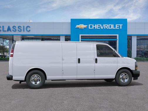 White 2025 Chevrolet Express 2500 Work Van
