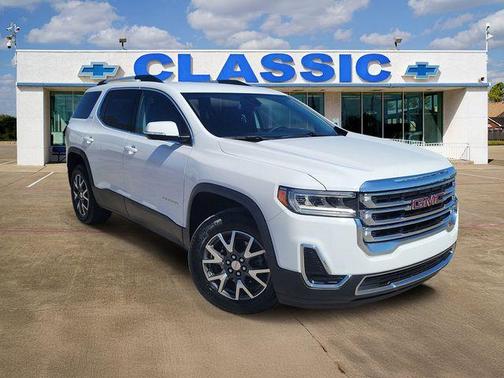 Summit White 2023 GMC Acadia SLE