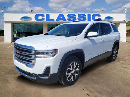 Summit White 2023 GMC Acadia SLE